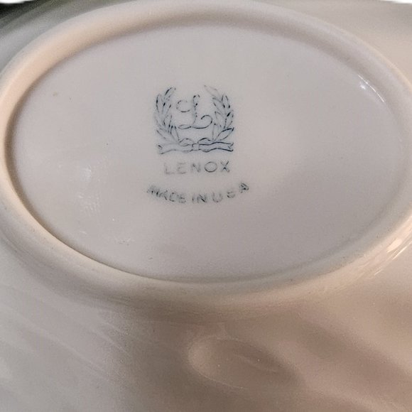 Vintage Lenox Colony Collection Open Sauce Gravy Boat No Trim ca. 1930-1955 - Picture 8 of 16